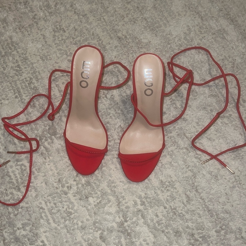 EGO LACE UP HEELS